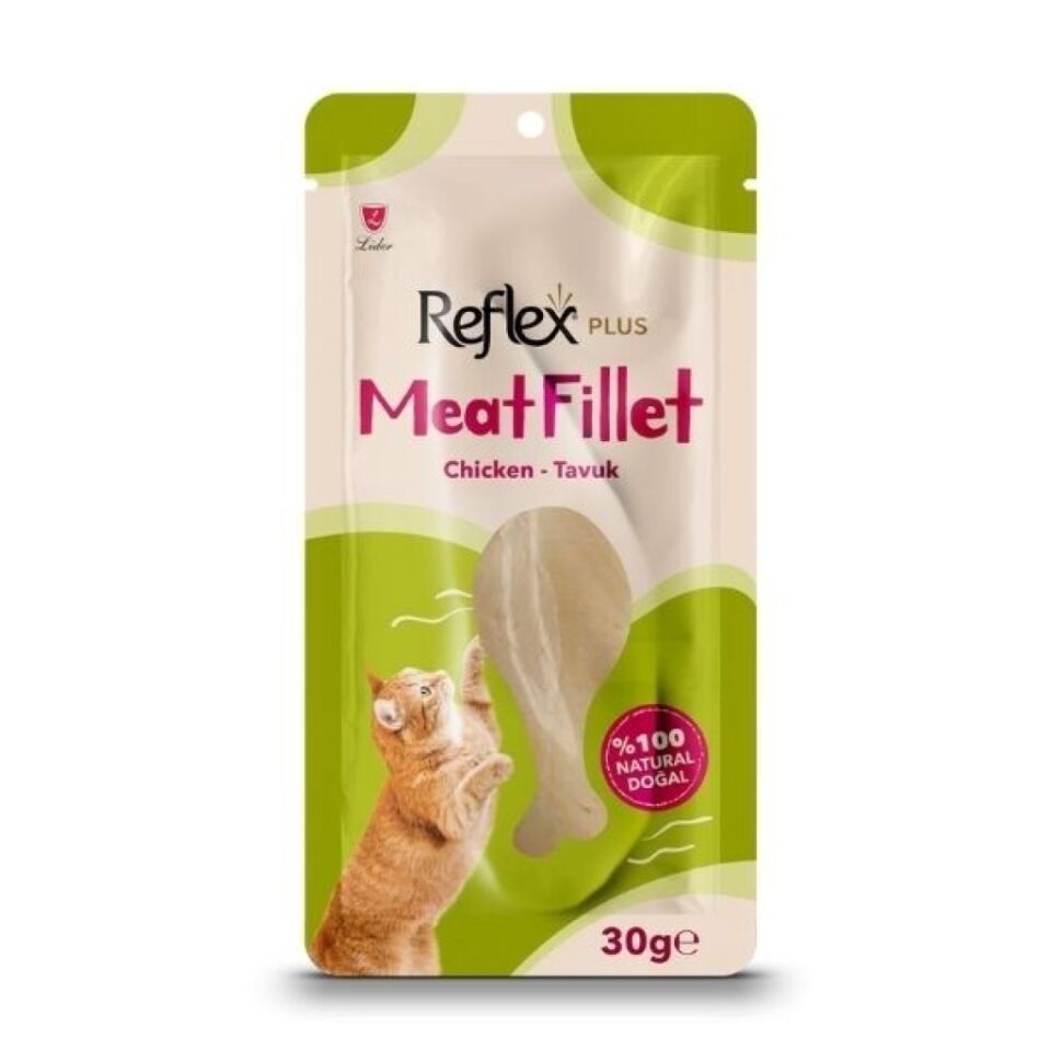 Reflex Plus  Meat Fillet Tavuklu Kedi ödül Maması 30 gr