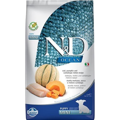 ND Ocean Morina Balıklı Kavunlu Mini Yavru Köpek Maması 2.5 kg