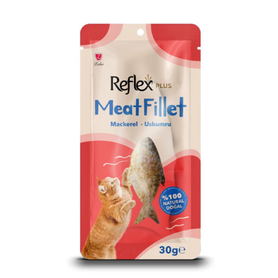 Reflex Plus Meat Fillet Uskumru Kedi ödül Maması 30 gr