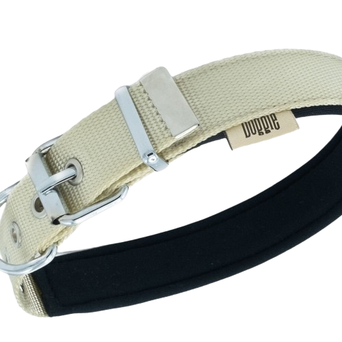 Doggie Konfor Dokuma Boyun Tasması Haki 2,5X42-50Cm