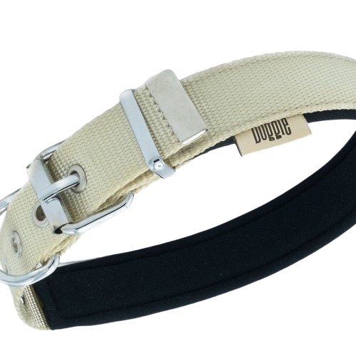 Doggie Konfor Dokuma Boyun Tasması Haki 3X47-55Cm