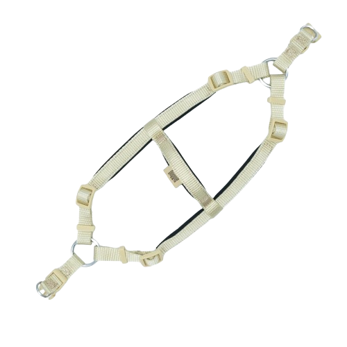 Doggie Konfor Dokuma Ronin Göğüs Tasması Haki 1,5X40-45Cm