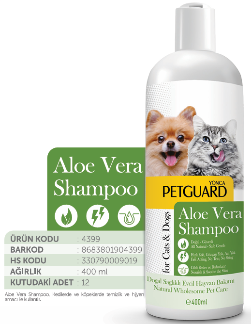 Petguard Aloe Vera Pet Şampuan 400 ml