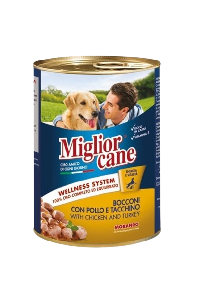 Miglior Gatto Tavuklu Yetişkin Köpek Yaş Maması 405 gr