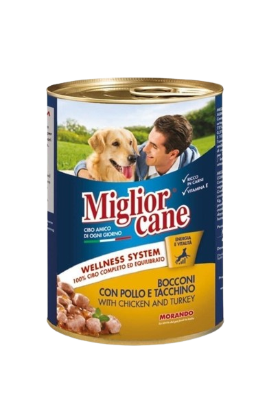 Miglior Gatto Tavuklu Yetişkin Köpek Yaş Maması 405 gr