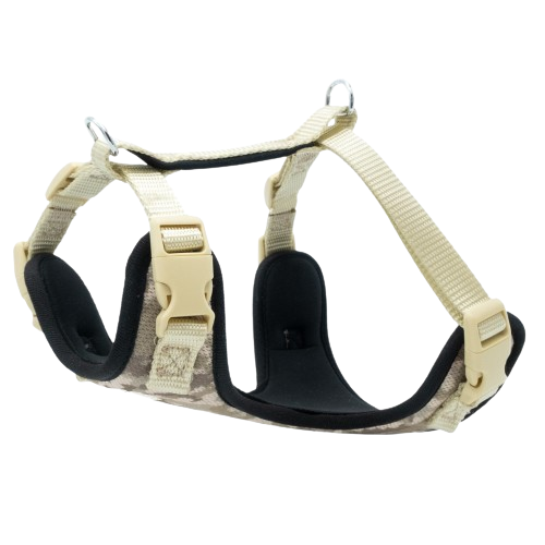 Doggie Havalı Dokuma Göğüs Tasması Kamuflaj 1,5X40-50Cm