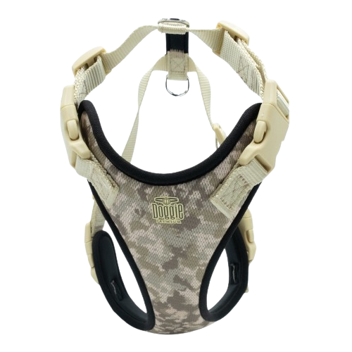 Doggie Havalı Dokuma Göğüs Tasması Kamuflaj 2X45-55Cm