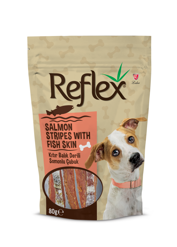 Reflex Kıtır Balık Derili Somonlu Çubuk 80 g