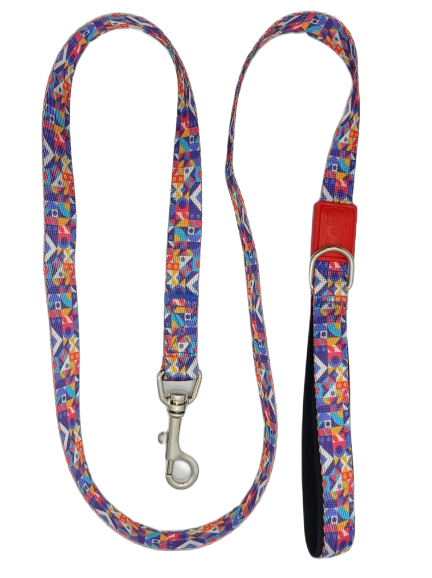 C&P Dokuma Köpek Gezdirme Tasması  Mosaic 2X140Cm