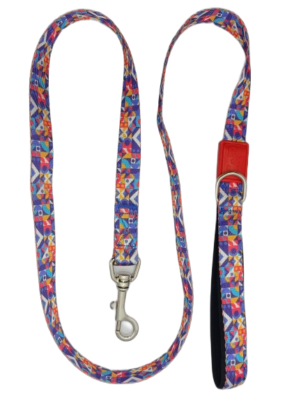 C&P Dokuma Köpek Gezdirme Tasması  Mosaic 2X140Cm