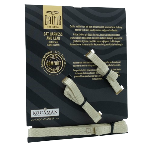 Doggie Kedi Göğüs & Gezdirme Takımı Haki 1X25-40Cm