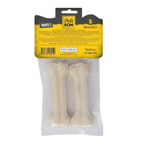 Delibon Deri Pres Kemik 12Cm S Boy 2Li Paket Beyaz 12Cmx2Ad.