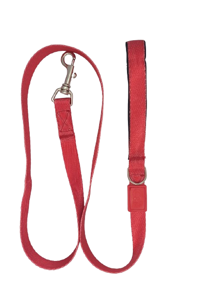 C&P Dokuma Köpek Gezdirme Tasması  Red 2X140Cm