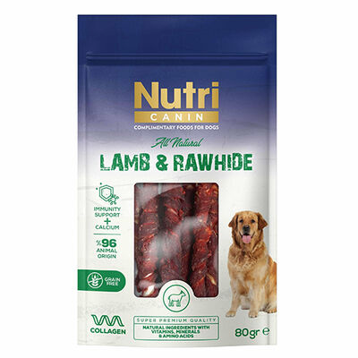 Nutri Canin Kuzulu Sargılı Kemik 80 g STD