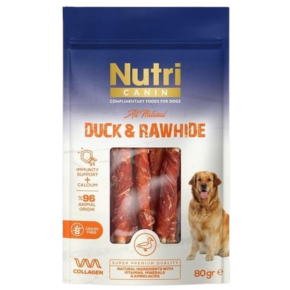 Nutri Canin Ördekli Sargılı Kemik 80 g