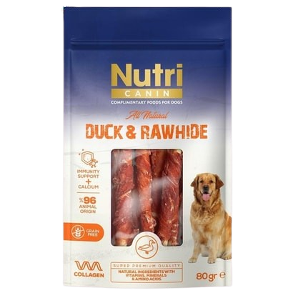 Nutri Canin Ördekli Sargılı Kemik 80 g