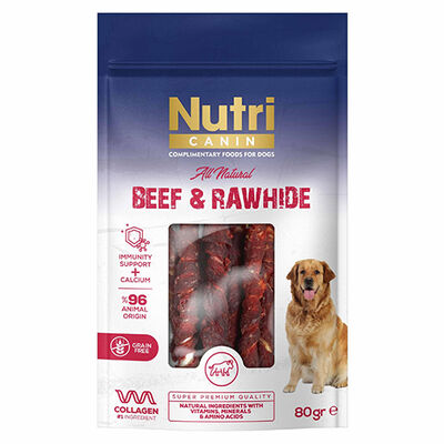 Nutri Canin Dana Etli Sargılı Kemik 80 g
