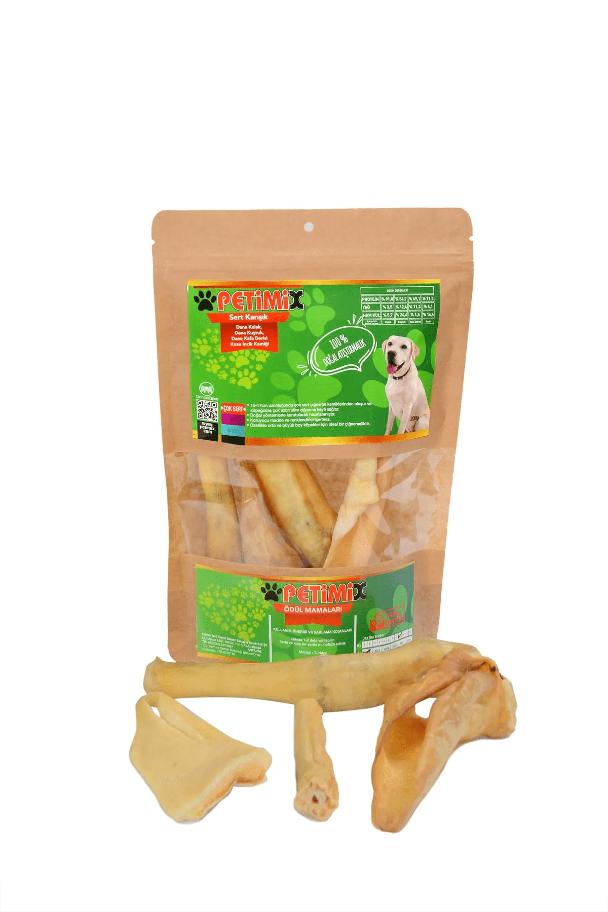 Petimix Sert Karışık Köpek Ödül Maması 200 g