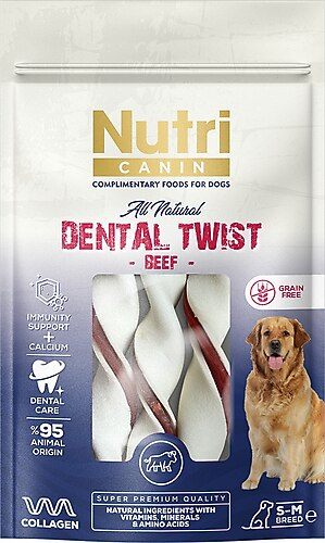 Nutri Canin Dana Etli Dental Twist Kemik 80 g