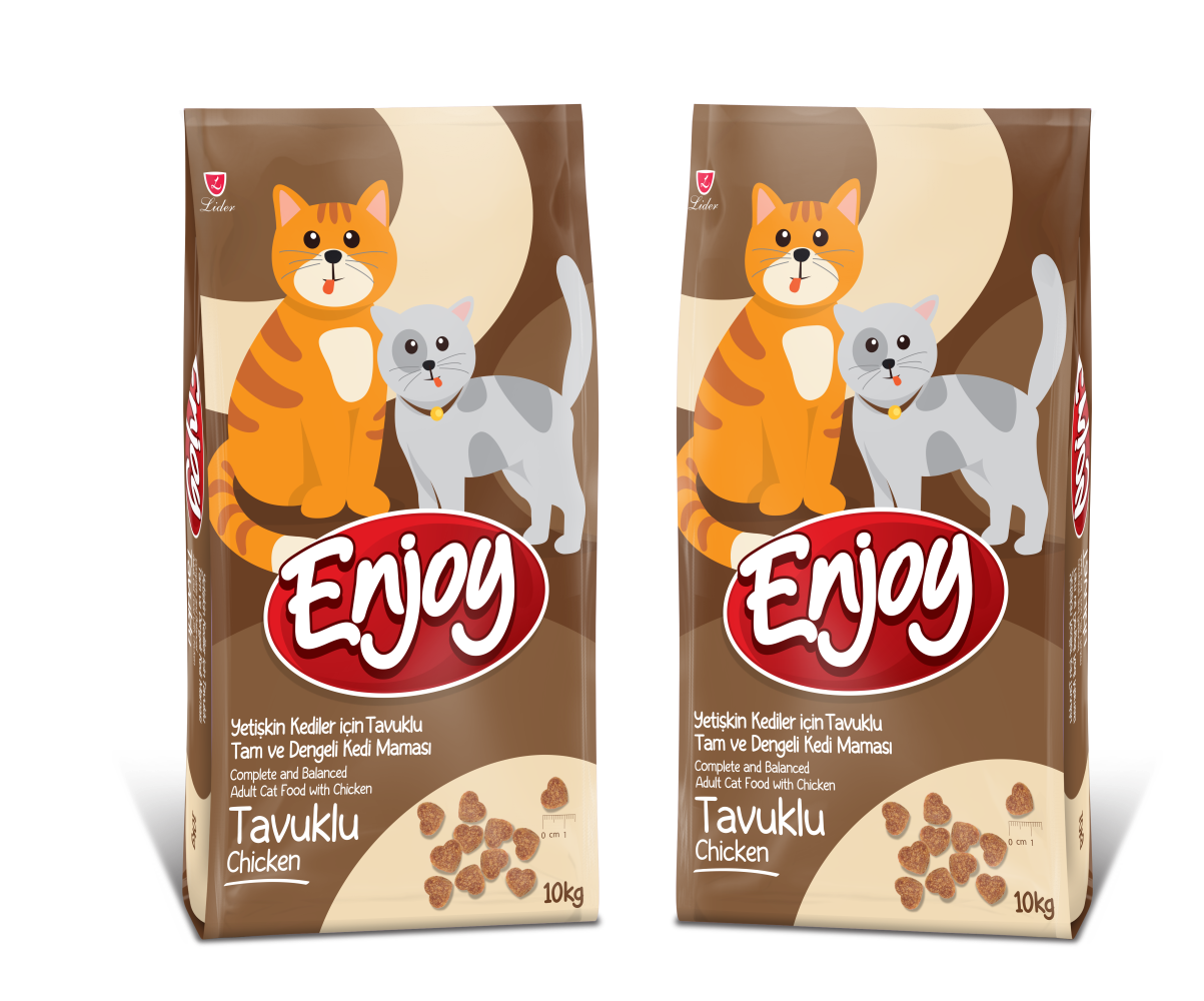 Enjoy Tavuklu Yetişkin Kedi Maması 10 kg