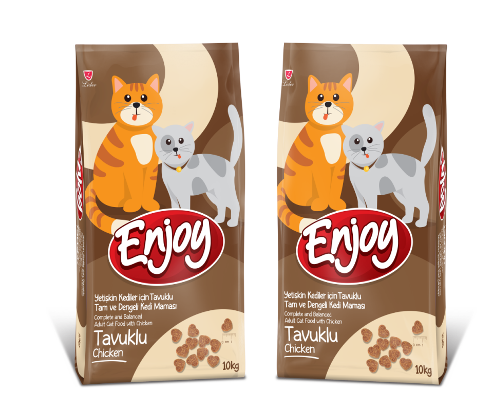 Enjoy Tavuklu Yetişkin Kedi Maması 10 kg