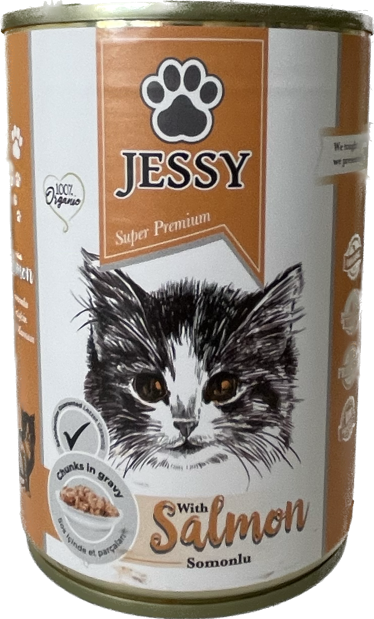 Jessy Somonlu Yetişkin Kedi Yaş Maması 400 g
