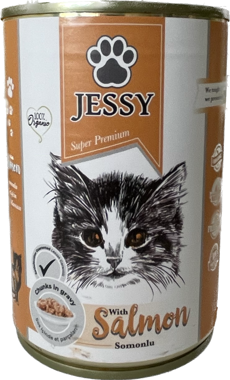 Jessy Somonlu Yetişkin Kedi Yaş Maması 400 g