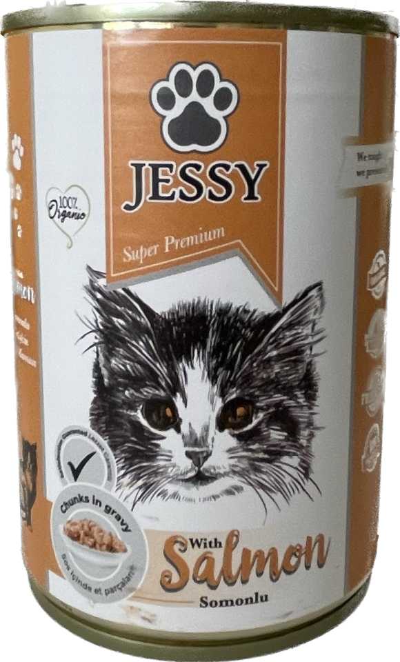 Jessy Somonlu Yetişkin Kedi Yaş Maması 400 g
