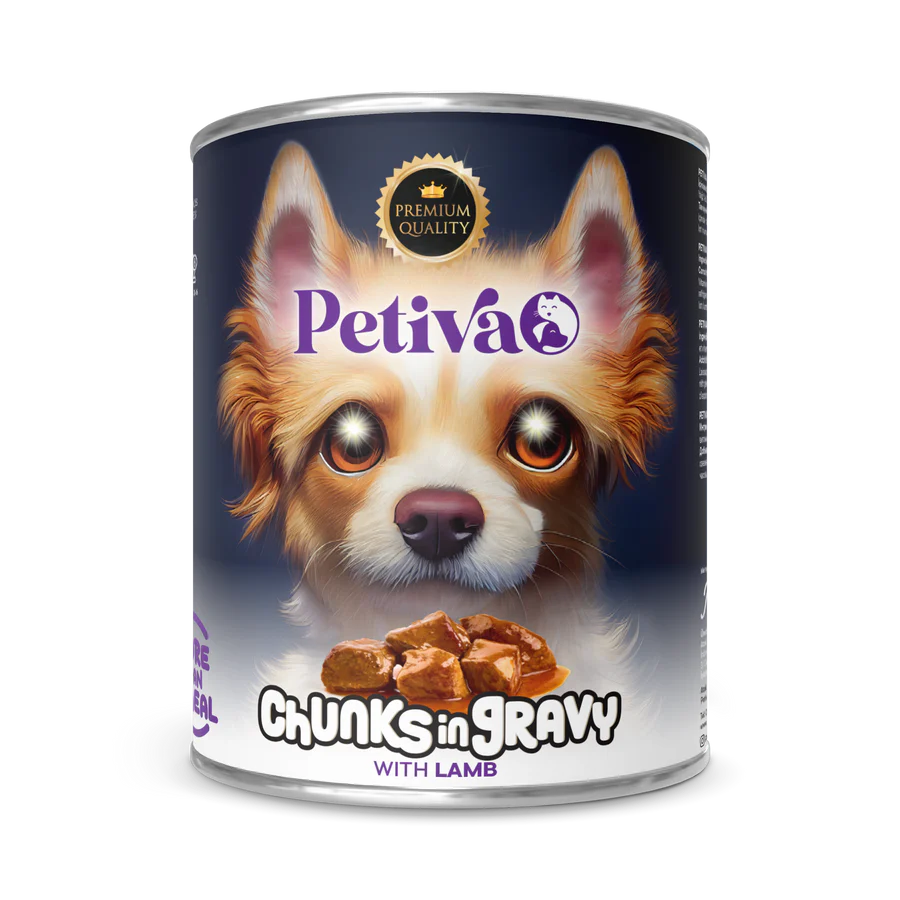 Petiva Kuzulu Yavru Köpek Yaş Maması 400 g