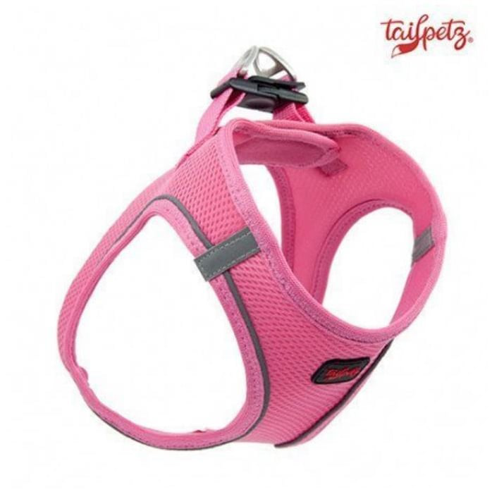 Tailpetz Air Mesh Köpek Göğüs Tasması Pembe 3xsmall