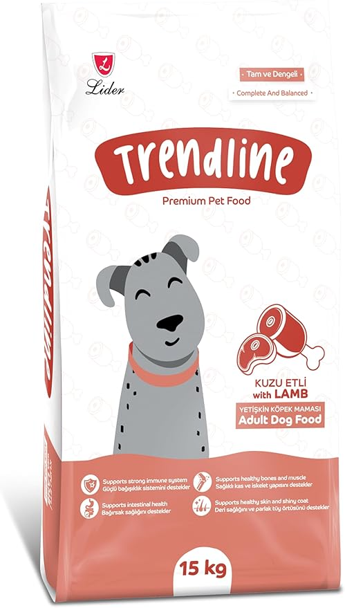 Trendline Kuzu&Pirinç Yetişkin Köpek Maması 15 kg STD