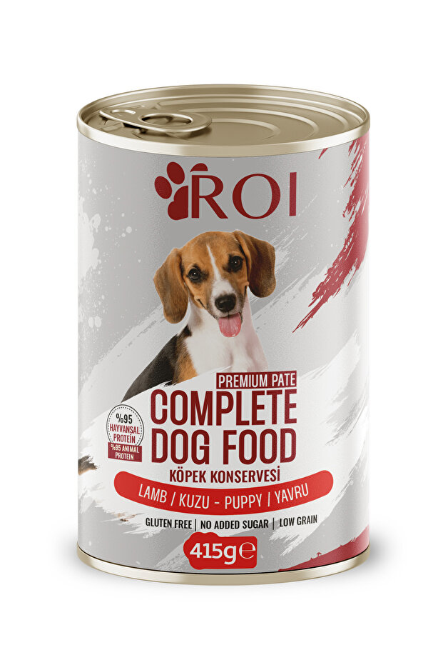 Roı Pate Kuzulu Yavru Köpek Maması 415 g
