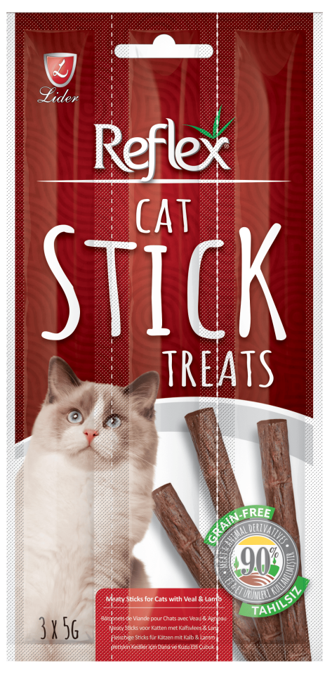 Reflex Biftekli Kedi Ödül Çubuğu 3*5 gr