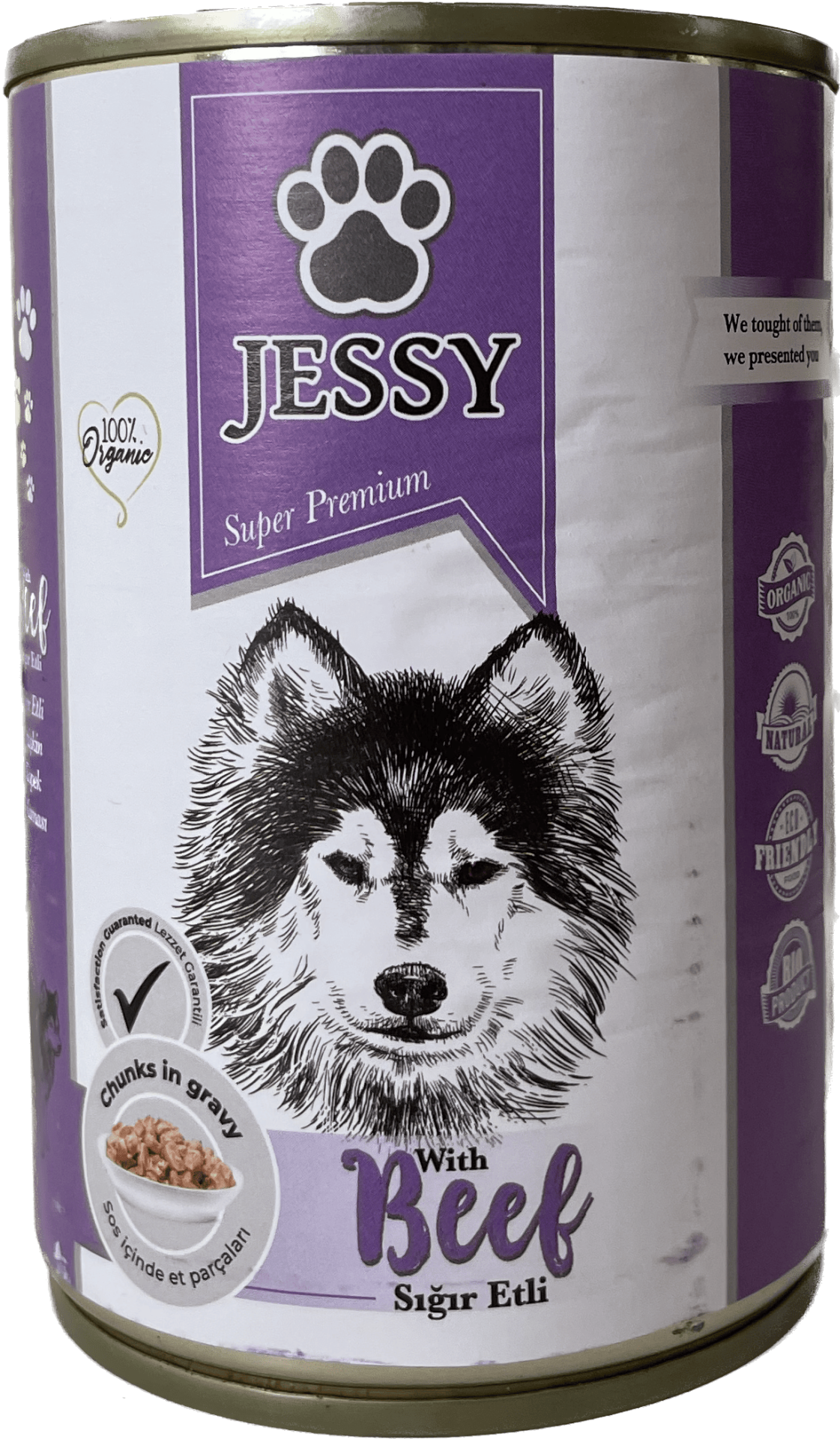 Jessy Sığır Etli Yetişkin Köpek Yaş Maması 400 g