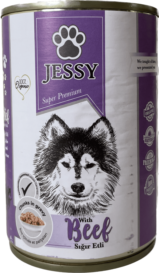 Jessy Sığır Etli Yetişkin Köpek Yaş Maması 400 g