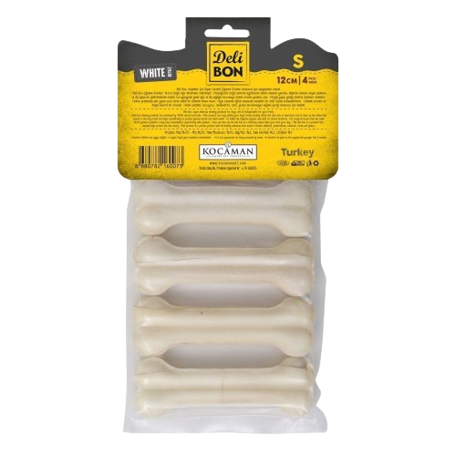 Delibon Deri Pres Kemik 12Cm S Boy 4Lü Paket Beyaz 12Cmx4Ad.