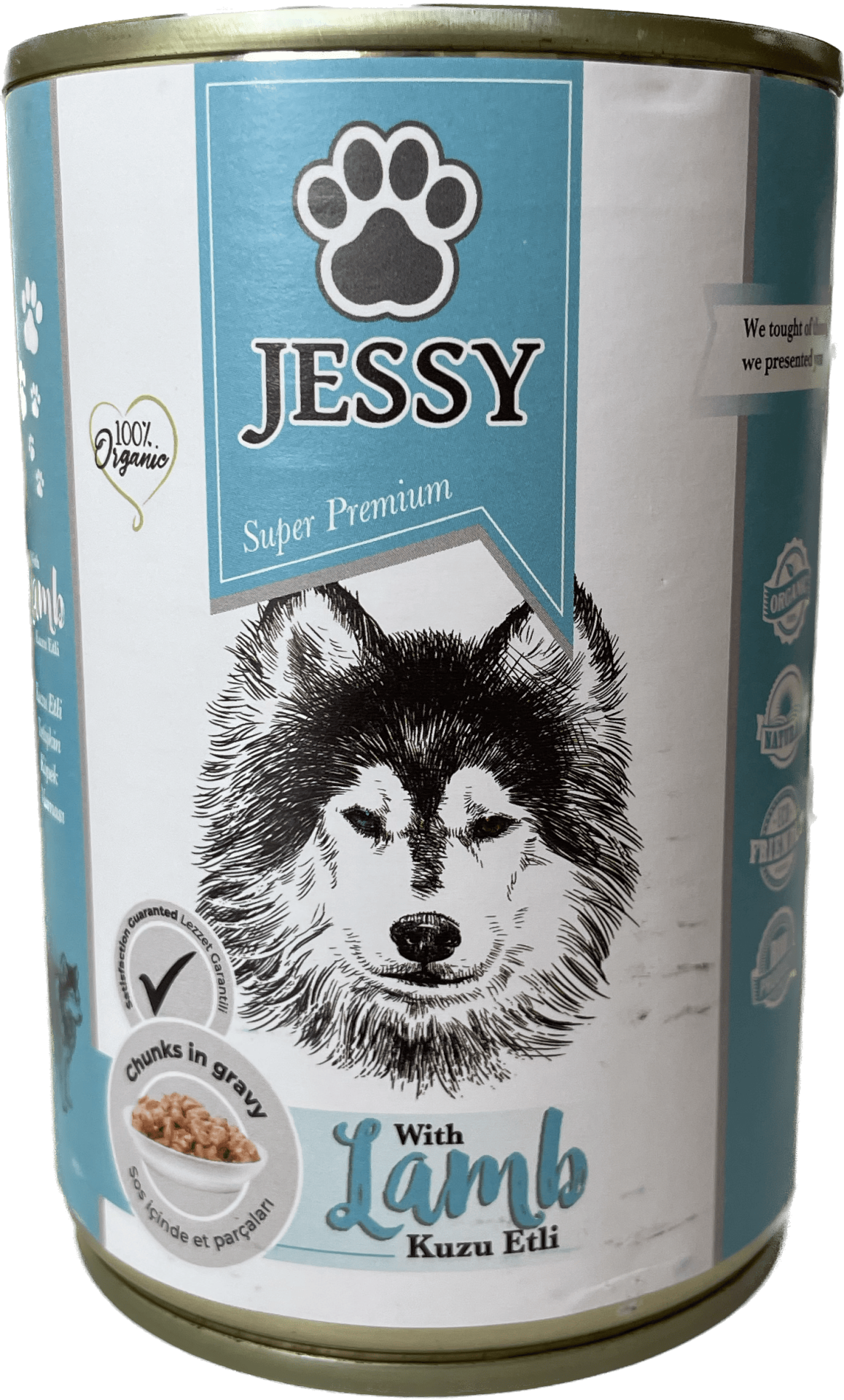 Jessy Kuzu Etli Yetişkin Köpek Yaş Maması 400 g