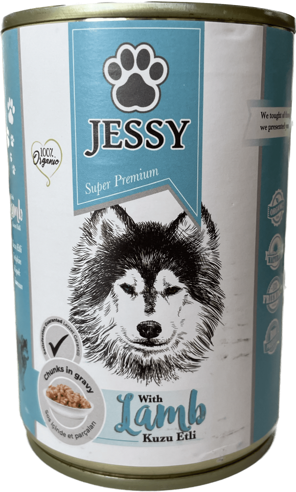 Jessy Kuzu Etli Yetişkin Köpek Yaş Maması 400 g