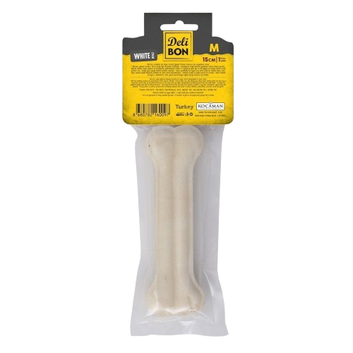 Delibon Deri Pres Kemik 15Cm M Boy 1Li Paket Beyaz 15Cmx1Ad.