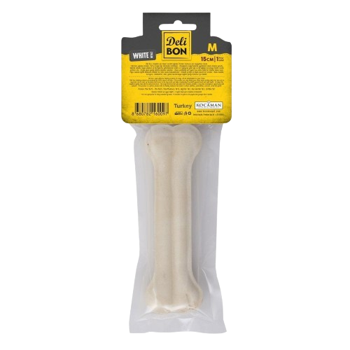 Delibon Deri Pres Kemik 15Cm M Boy 1Li Paket Beyaz 15Cmx1Ad.