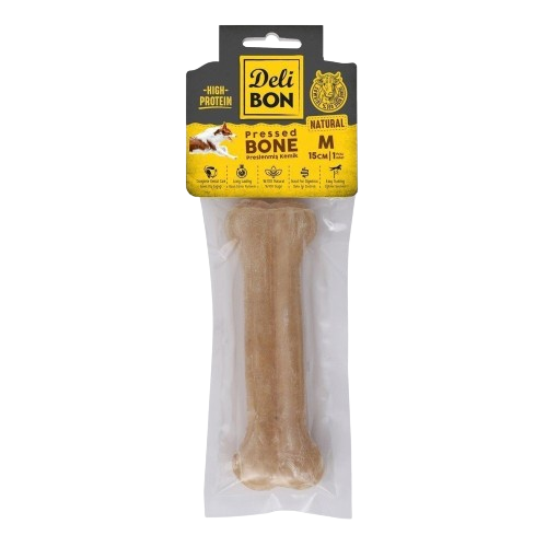 Delibon Deri Pres Kemik 15Cm M Boy 1Li Paket Naturel 15Cmx1Ad.