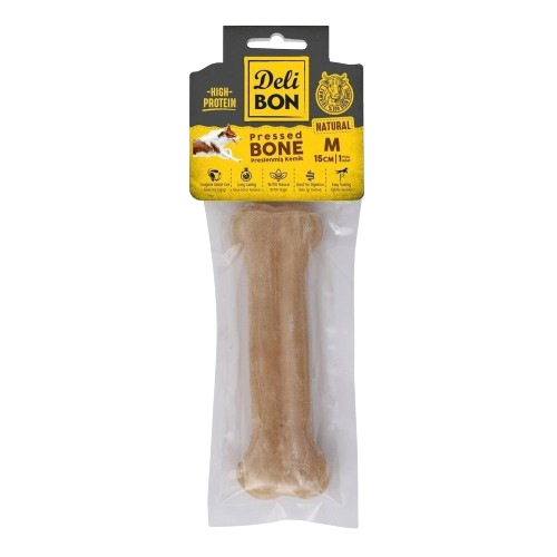Delibon Deri Pres Kemik 15Cm M Boy 1Li Paket Naturel 15Cmx1Ad.