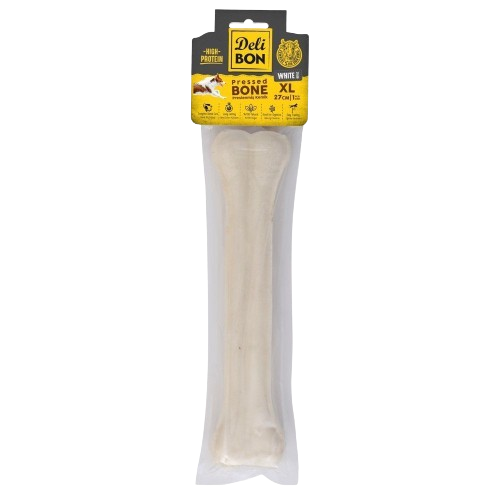 Delibon Deri Pres Kemik 27Cm XL 1Li Paket Beyaz 27Cmx1Ad.