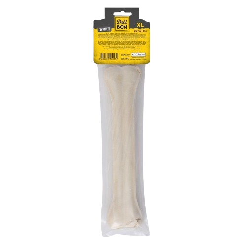 Delibon Deri Pres Kemik 27Cm XL 1Li Paket Beyaz 27Cmx1Ad.