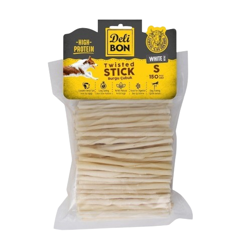 Delibon Deri Burgu Çubuk İnce Boy 150Li Paket Beyaz İncex150Ad.