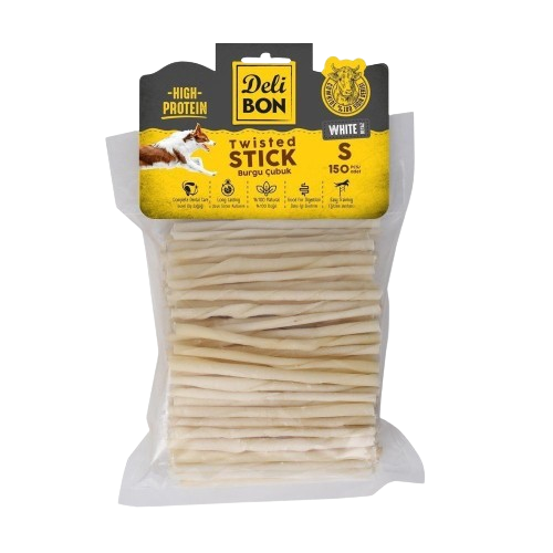 Delibon Deri Burgu Çubuk İnce Boy 150Li Paket Beyaz İncex150Ad.