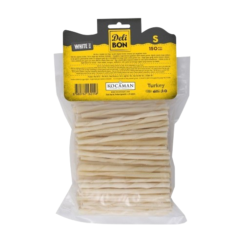 Delibon Deri Burgu Çubuk İnce Boy 150Li Paket Beyaz İncex150Ad.