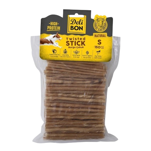 Delibon Deri Burgu Çubuk İnce Boy 150Li Paket Naturel İncex150Ad.