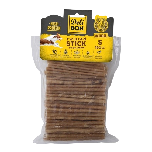 Delibon Deri Burgu Çubuk İnce Boy 150Li Paket Naturel İncex150Ad.