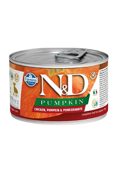 ND Pumpkın Tavuk & Kabak & Nar Yavru Mini Köpek Yaş Maması 140 g